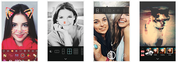 2017年手机p图软件b612萌拍相机