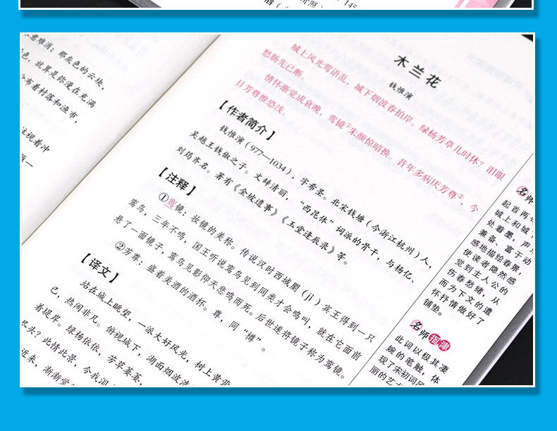 正版宋词精选读本新课标·全悦读中华国学经典精粹·诗词文论要读本人生要读书学生版课外阅读书籍HD