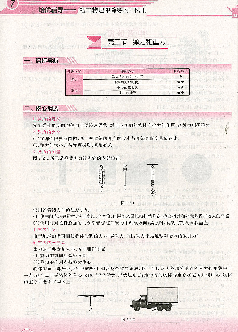学而思培优辅导物理初二下册物理跟踪练习中考物理复习辅导八年级工具书学习配套初二物理辅导书