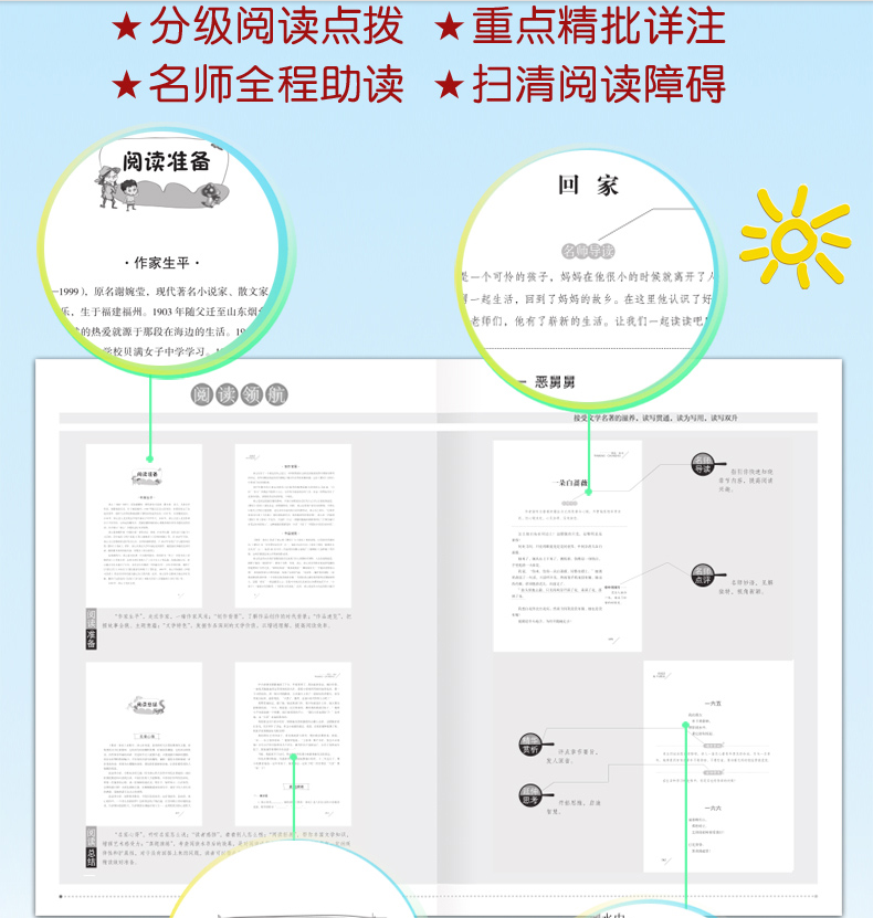 世界名著选 繁星春水冰心名著作家教育专家联合推荐的小学生新课标必读精读版中国小说名著