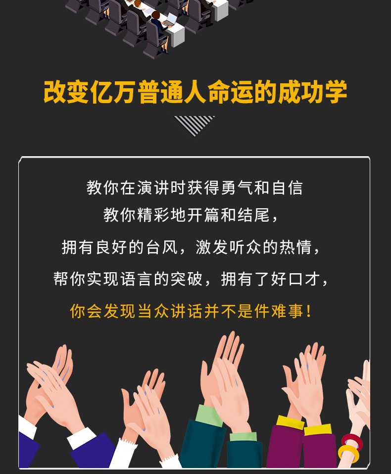 演讲的艺术 展现完美口才的技巧与修炼即兴演讲口才训练沟通技巧提升说话技巧掌控谈话励志书籍HD