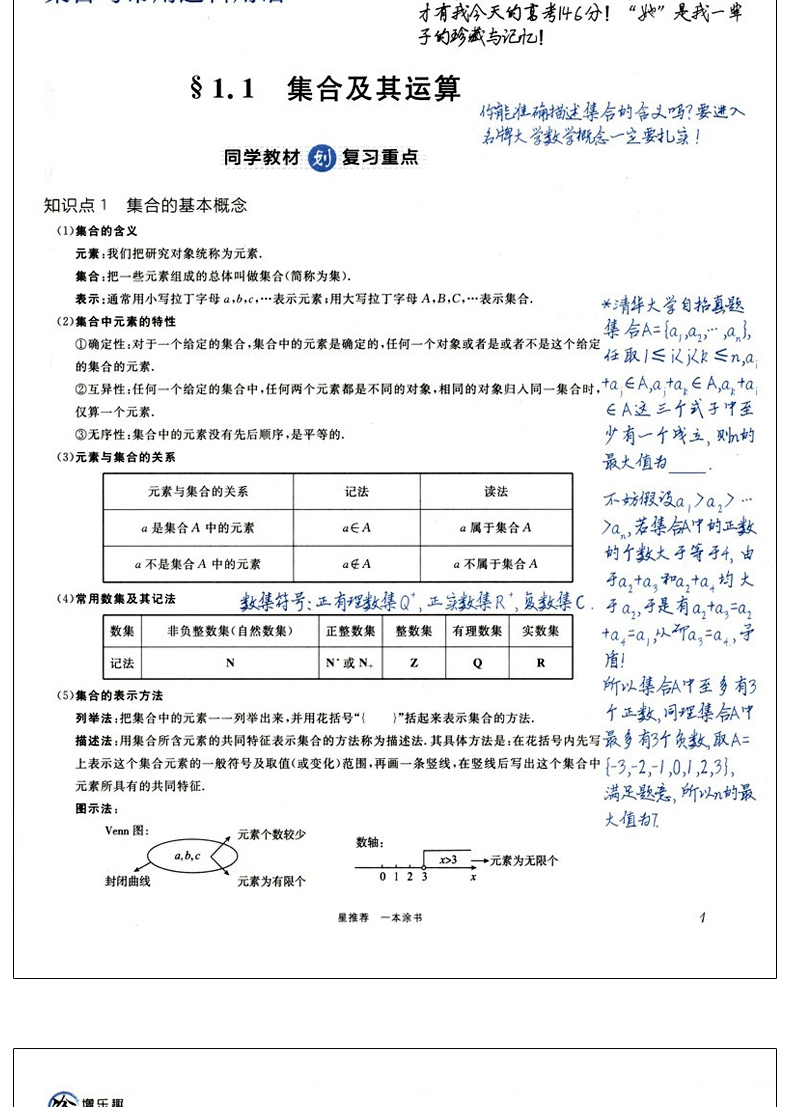 2020新版一本涂书高中数学物理化学生物理科全套4本高一高二高三知识手册高考理综总学霸笔记复习资料