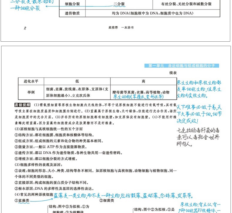 2020新版一本涂书高中数学语文物理化学生物历史地理可选购 状元手写笔记高一二三高中通用