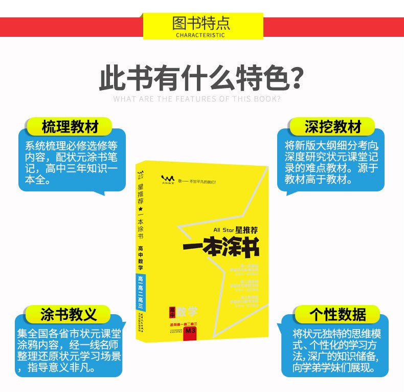 2020新版一本涂书高中数学语文物理化学生物历史地理可选购 状元手写笔记高一二三高中通用