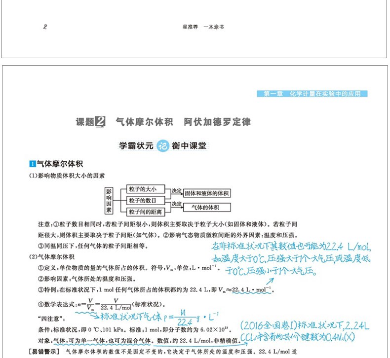 2020新版一本涂书高中数学语文物理化学生物历史地理可选购 状元手写笔记高一二三高中通用