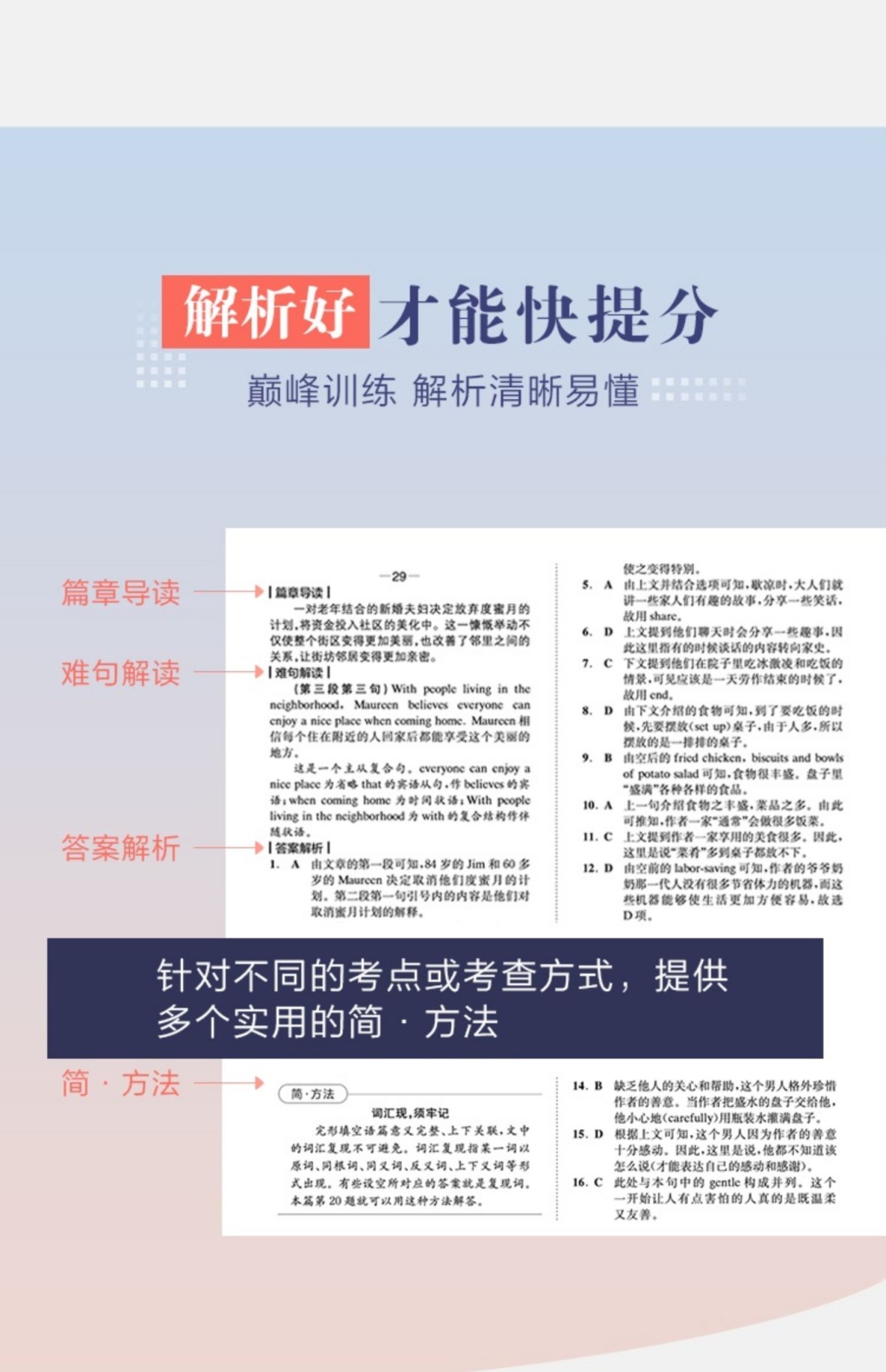 【官方旗舰店】2021年高一完形填空120篇 星火英语巅峰训练高一英语完型填空180篇专项突破训练 高中英语