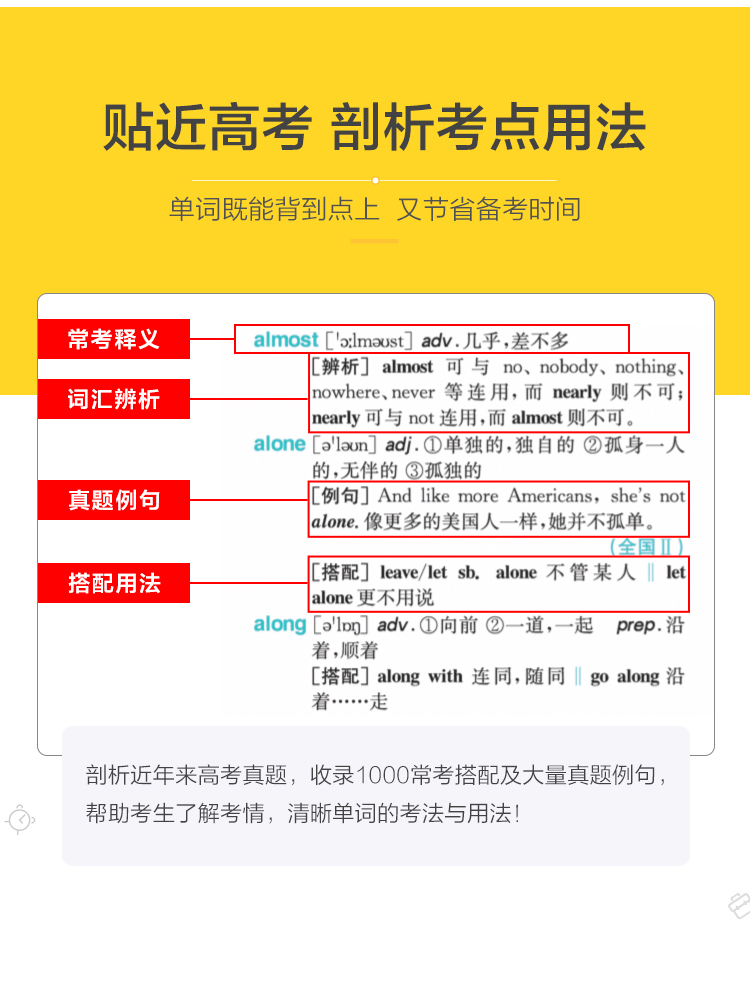 2021新品星火英语高考英语词汇随身记高中英语词汇3500新课标词汇高一高二高三通用高中英语辅导书高考英语复习词汇手册单词书