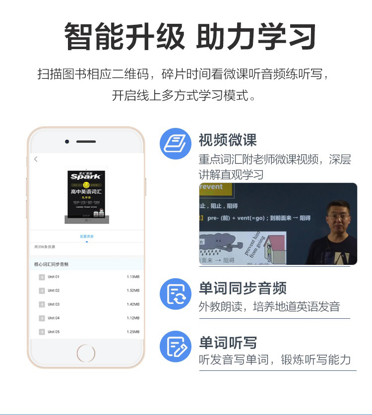 星火英语高中英语词汇乱序版 高中词汇单词书2021新版 高中英语3500新课标词汇+376新增词+325真题例句 高考英语词汇速记手册大全