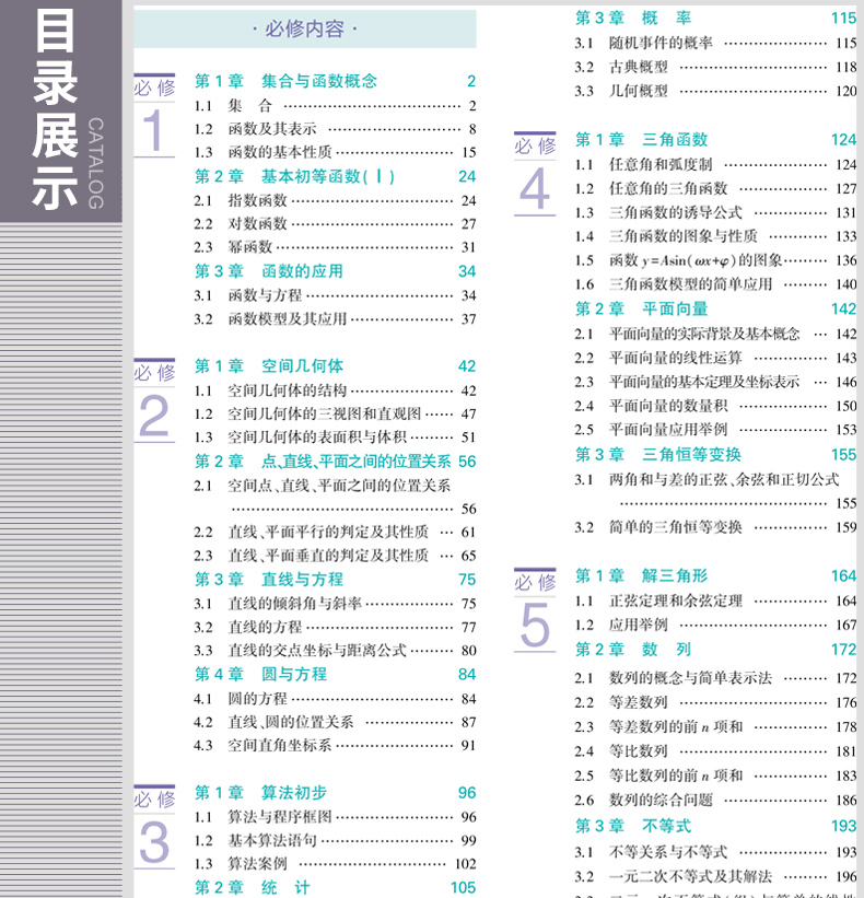 曲一线 2020版高中知识清单数学通用版第7次修订高一高二高三数学基础知识大全辅导书高考文理数复习书