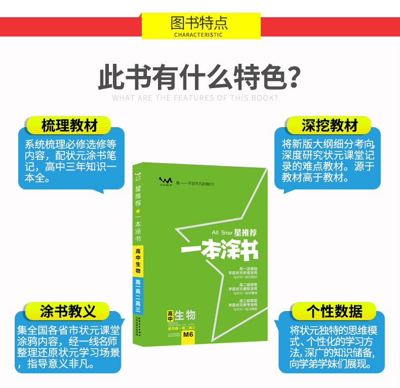 2020新版一本涂书高中数学语文物理化学生物历史地理可选购 状元手写笔记高一二三高中通用