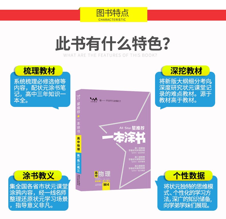 2020新版一本涂书高中数学语文物理化学生物历史地理可选购 状元手写笔记高一二三高中通用