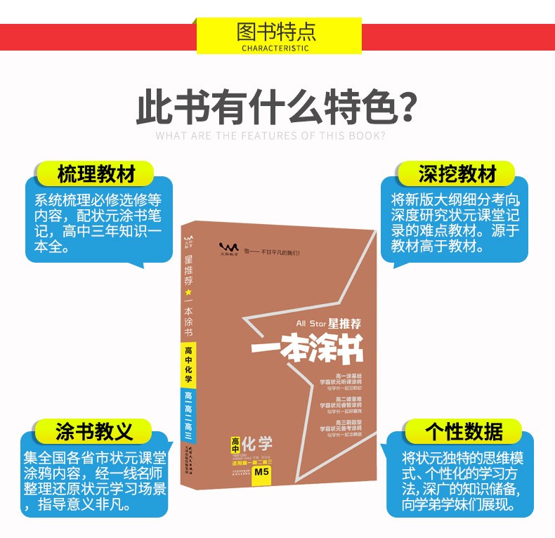 2020新版一本涂书高中数学语文物理化学生物历史地理可选购 状元手写笔记高一二三高中通用