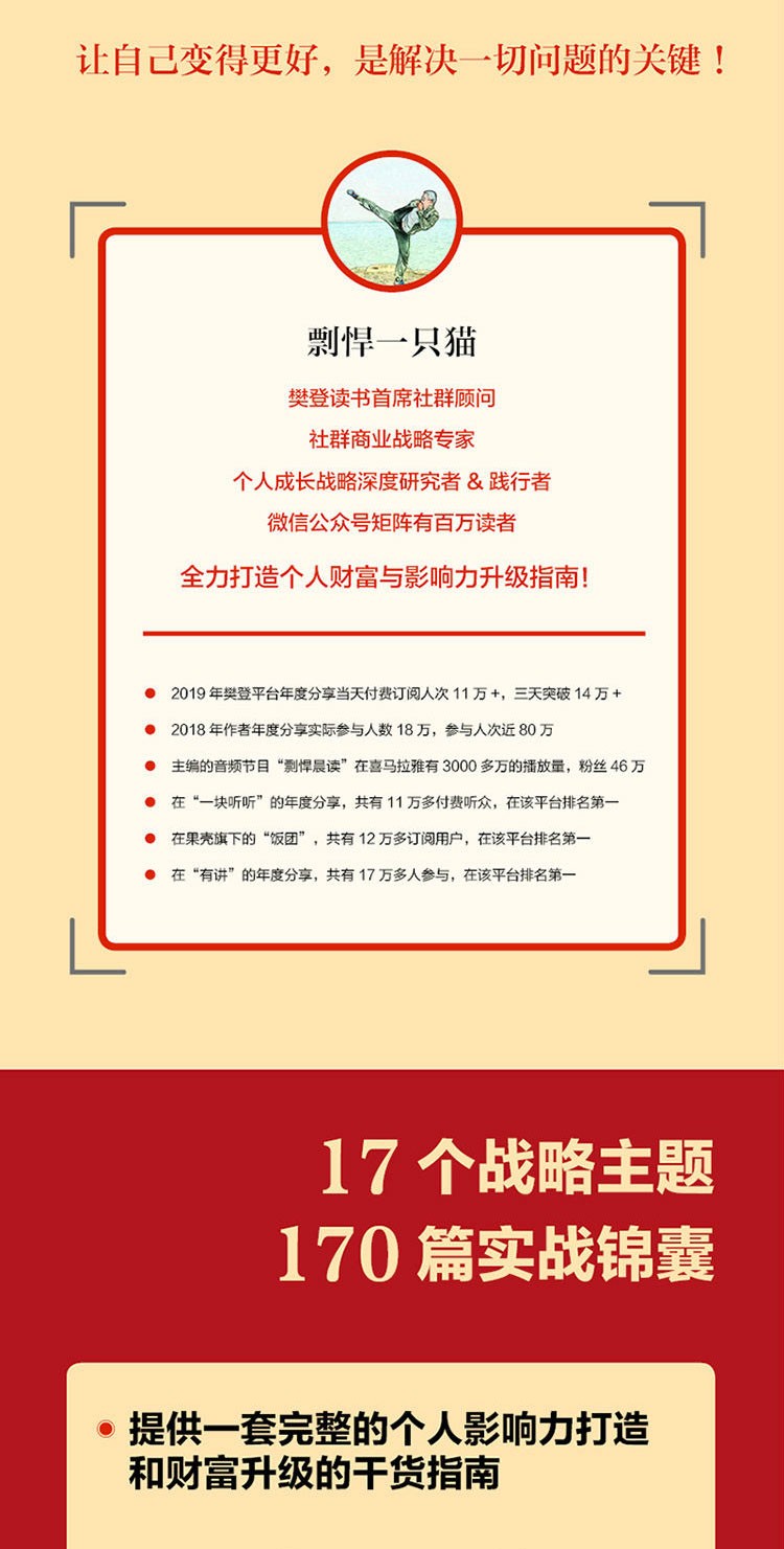 一年顶十年 剽悍一只猫 樊登冯仑推荐 心理励志成功演讲与口才书籍