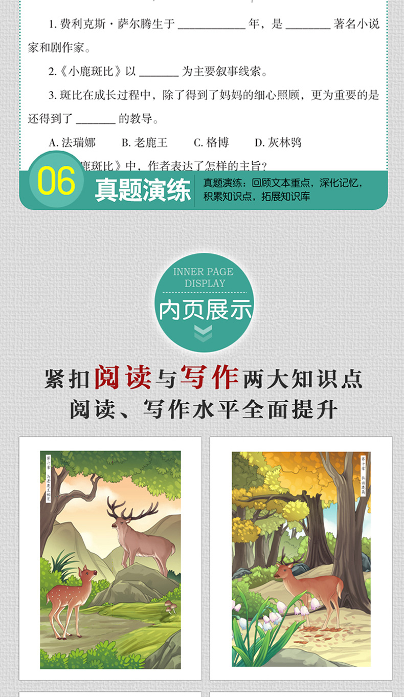爱丽丝漫游奇境 吹牛大王历险 小鹿斑比 乌丢丢的奇遇 共4册 天地出版社 小学生三年级课外书必读 四五年级曹文轩推荐儿童文学读物