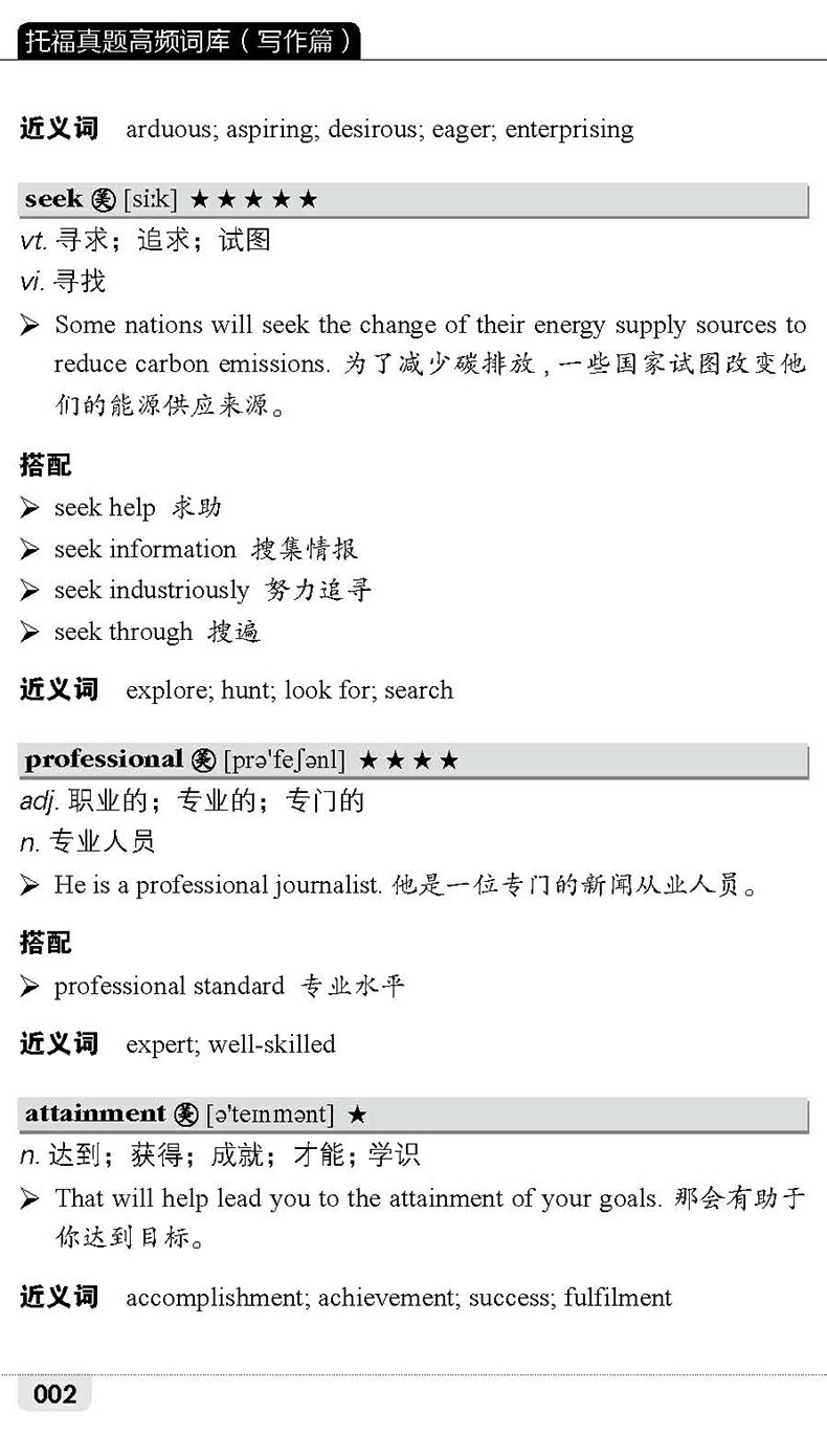 【新版现货】人大 托福真题高频词库 写作篇 词逢对手 托福真题词汇 搭托福词汇写作阅读单词作文黄皮书tpo真题高分范文大全