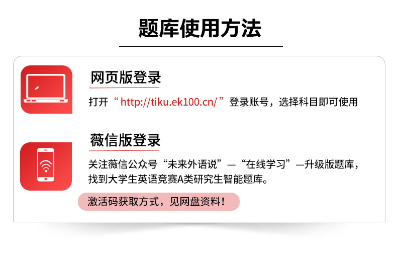 现货 未来教育2020年全国大学生英语竞赛A类(研究生)历年真题详解与押题试卷 答案及解析含2019年英语竞赛考试真题视频题库软件