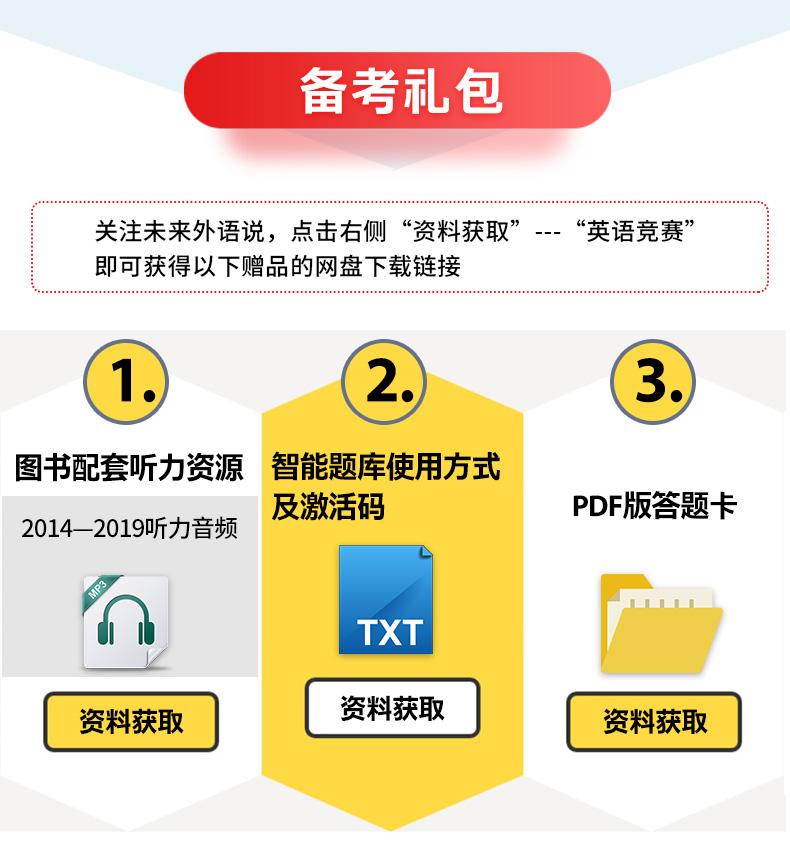 速发 2020年全国大学生英语竞赛c类初赛一本通教材+C类历年真题试卷听力词汇语法完型填空阅读理解翻译智力测试写作neccs竞赛决赛