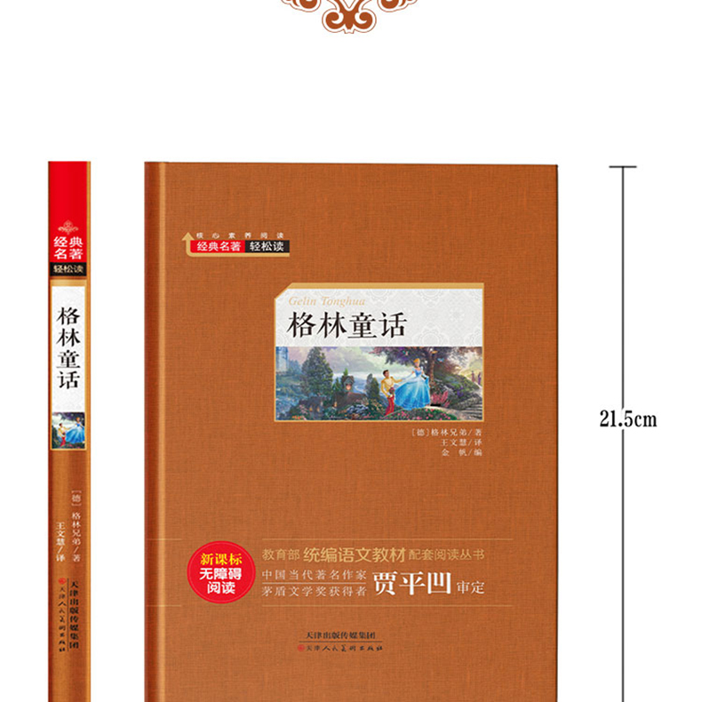 经典名著轻松读 共6册 安徒生童话格林童话木偶奇遇记爱丽丝漫游奇境绿野仙踪伊索寓言 世界名著经典童话寓言青少年儿童课外阅读书