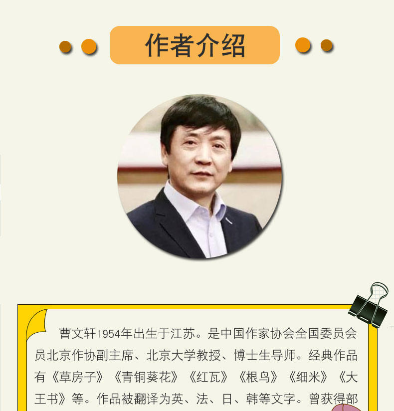 草房子正版曹文轩全套 童年书 高尔基 小兵张嘎 系列儿童文学著名小学生的书 四五六年级课外阅读书籍必读 上册六  上五六小学