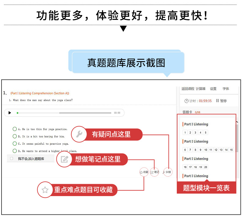 速发 2020年全国大学生英语竞赛c类初赛一本通教材+C类历年真题试卷听力词汇语法完型填空阅读理解翻译智力测试写作neccs竞赛决赛