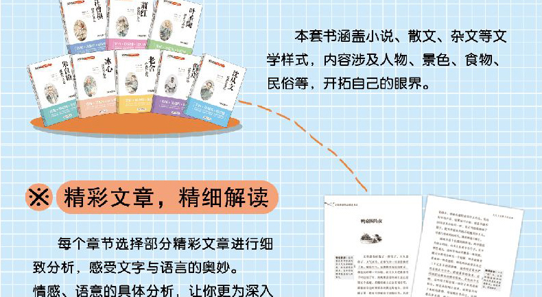 全套14册冰心奖获奖作品书系 儿童文学叶圣陶散文全集鲁迅的书读物10-15岁小学生版三四五六七年级课外书必读经典书目阅读名著书籍