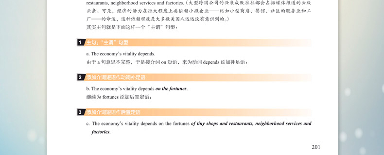 现货  新东方英语语法新思维 句子成分超精解 张满胜 深度剖析句子成分 了解各类句子结构 新东方语法书 搭配名词从句定语从句