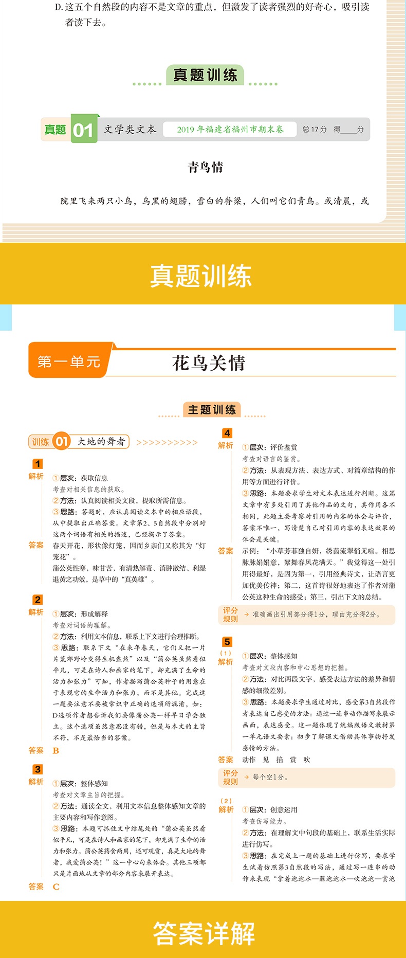2019新版 开心语文一本小学语文阅读训练100分五年级语文专项训练一本解决方案 小学5年级语文阅读训练习册语文作文资料书辅导书