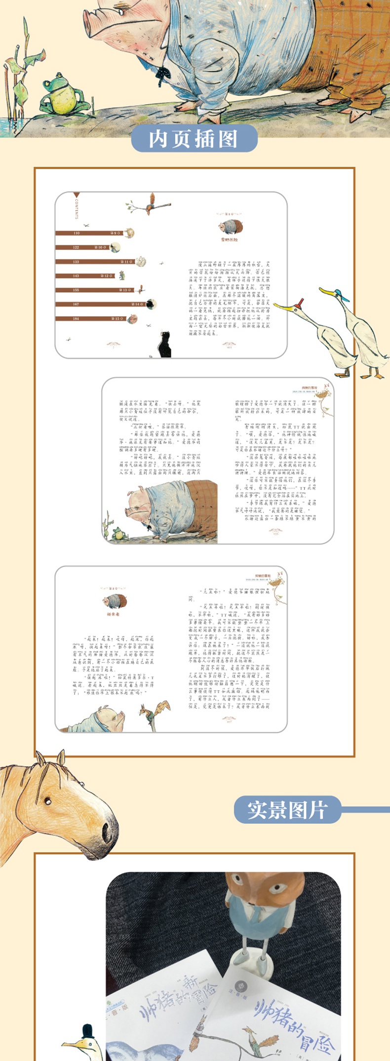 帅猪的冒险 注音版儿童文学典藏书系语文新课标推荐读物儿童文学课外书校园小说书籍小学生读物7-12岁三四五年级图书经典书目