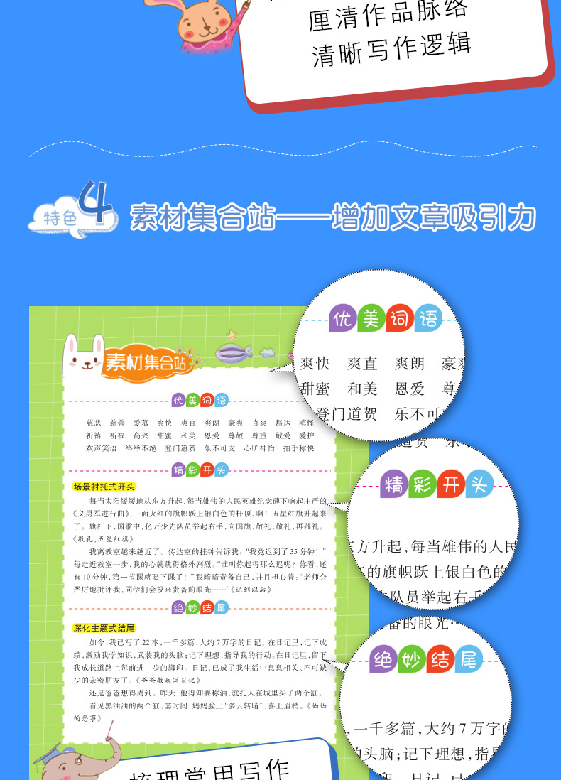思维导图作文 小学生同步作文6年级 人教版小学作文书辅导大全6年级语文同步作文辅导书 日记起步写作训练 小学生作文大全写作提升