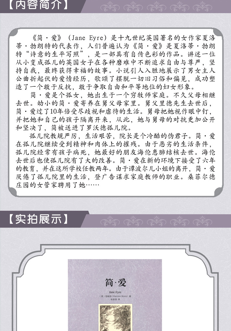 儒林外史+简爱书籍原著全译本九年级下册初中生语文新课标推荐阅读课外书世界名著