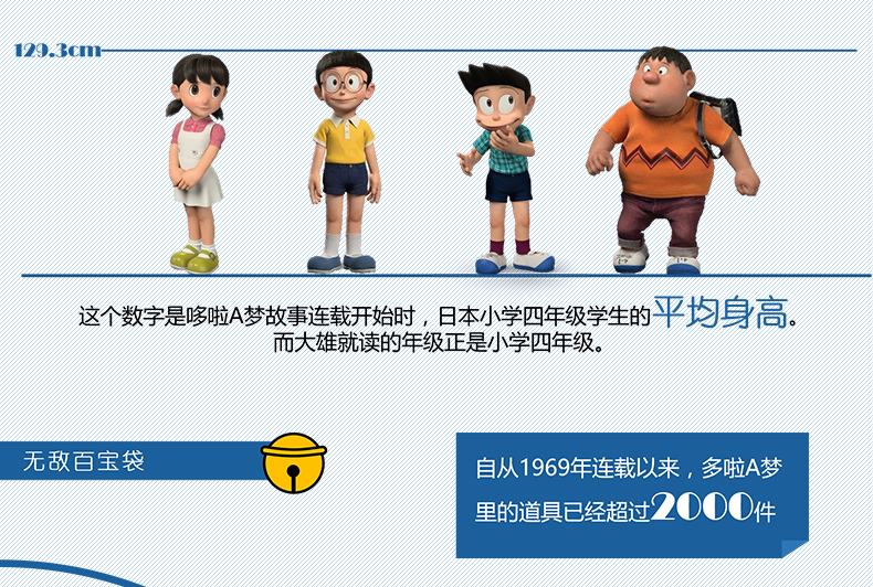 全套45册珍藏版礼盒装 哆啦A梦超长篇 小叮当猫机器猫漫画书小学生9-12岁男孩四五六年级漫画