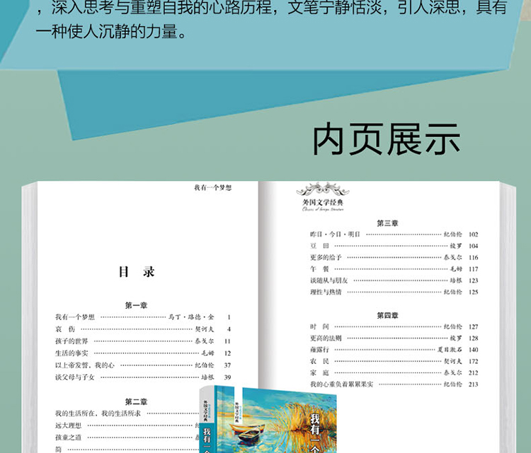 外国文学经典-梦想坚持篇全4册儿童文学世界名著青少年课外阅读书