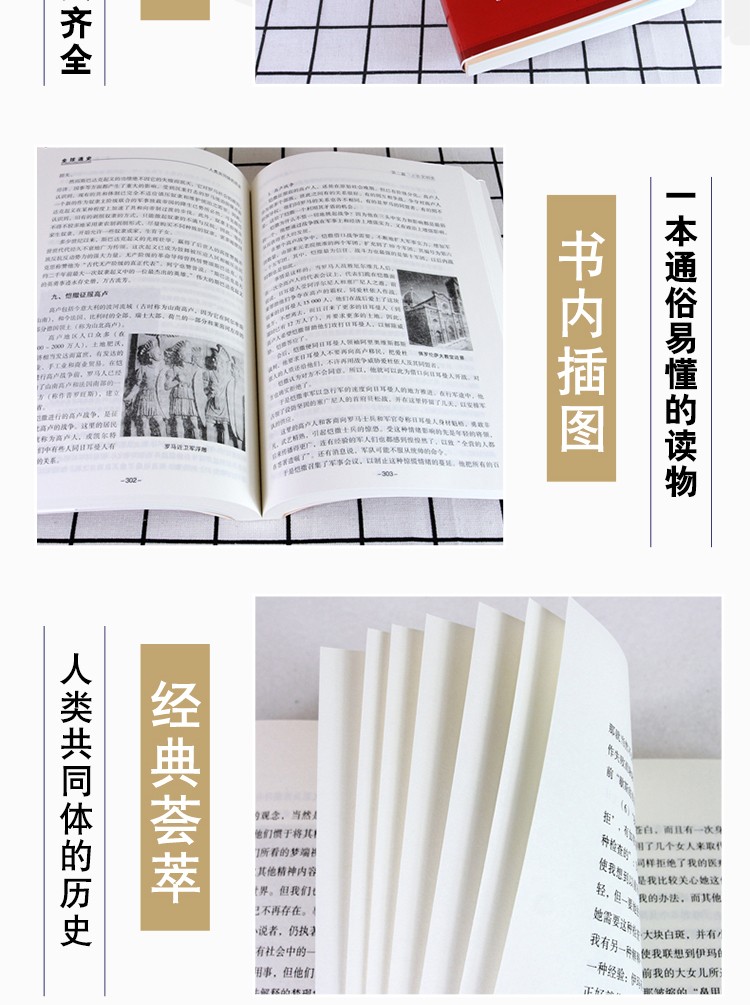 全球通史 新版上下全2册 解读人类历史过往
