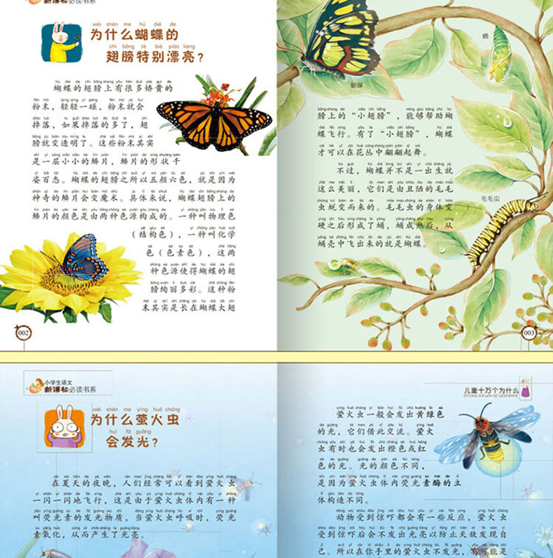 买3送1】十万个为什么儿童版 小学版 幼儿版注音 小学生课外阅读书籍一年级二年级必读书百科全书全套 适合带拼音老师推荐的少儿版
