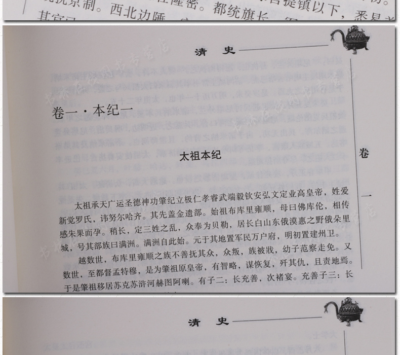 清史稿 皮面精装全套12册 简体横排 清史稿全套全史通鉴简体白话历史书籍 中国历史书籍 天津古籍出版