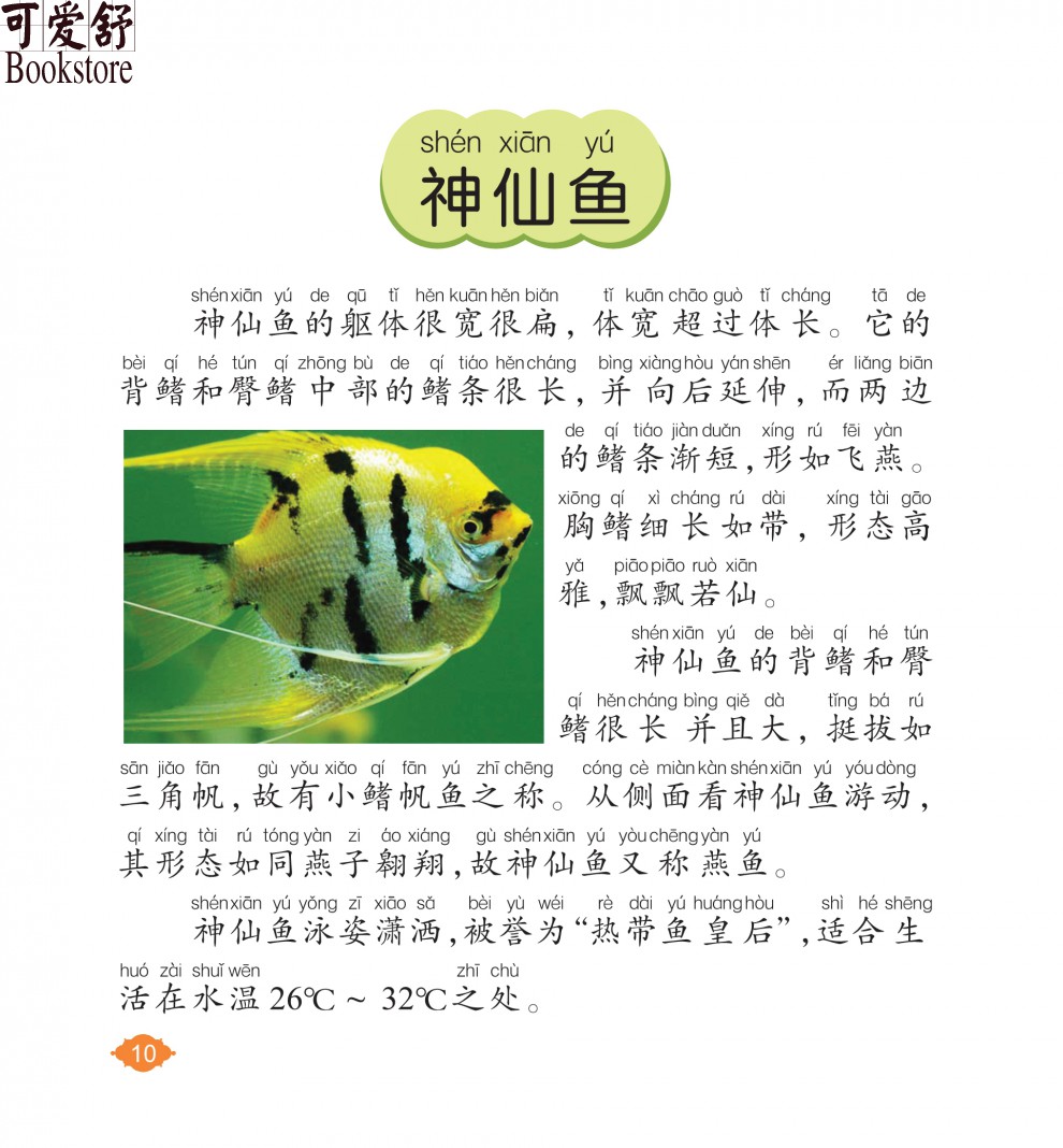 【注音有声朗读版】鱼类小百科 彩图注音版 有声朗读版正版 儿童小学生6-10岁科普书籍 海洋动物