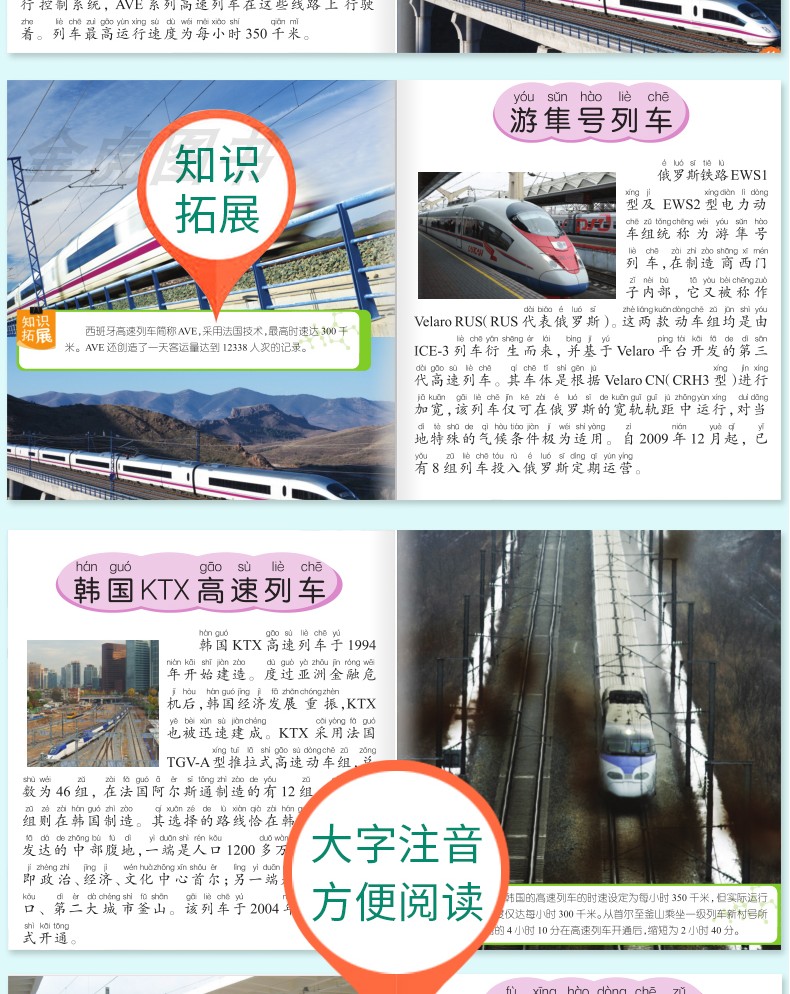 【注音有声朗读版】火车小百科 彩图注音版儿童读物一二年级课外阅读书籍 少儿百科全书十万个为什么小学