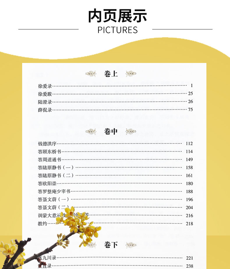 【硬壳精装】传习录彩图全解 王阳明著详注集评全译全注 成大事者所读书 适合中国人的成功智慧励志书