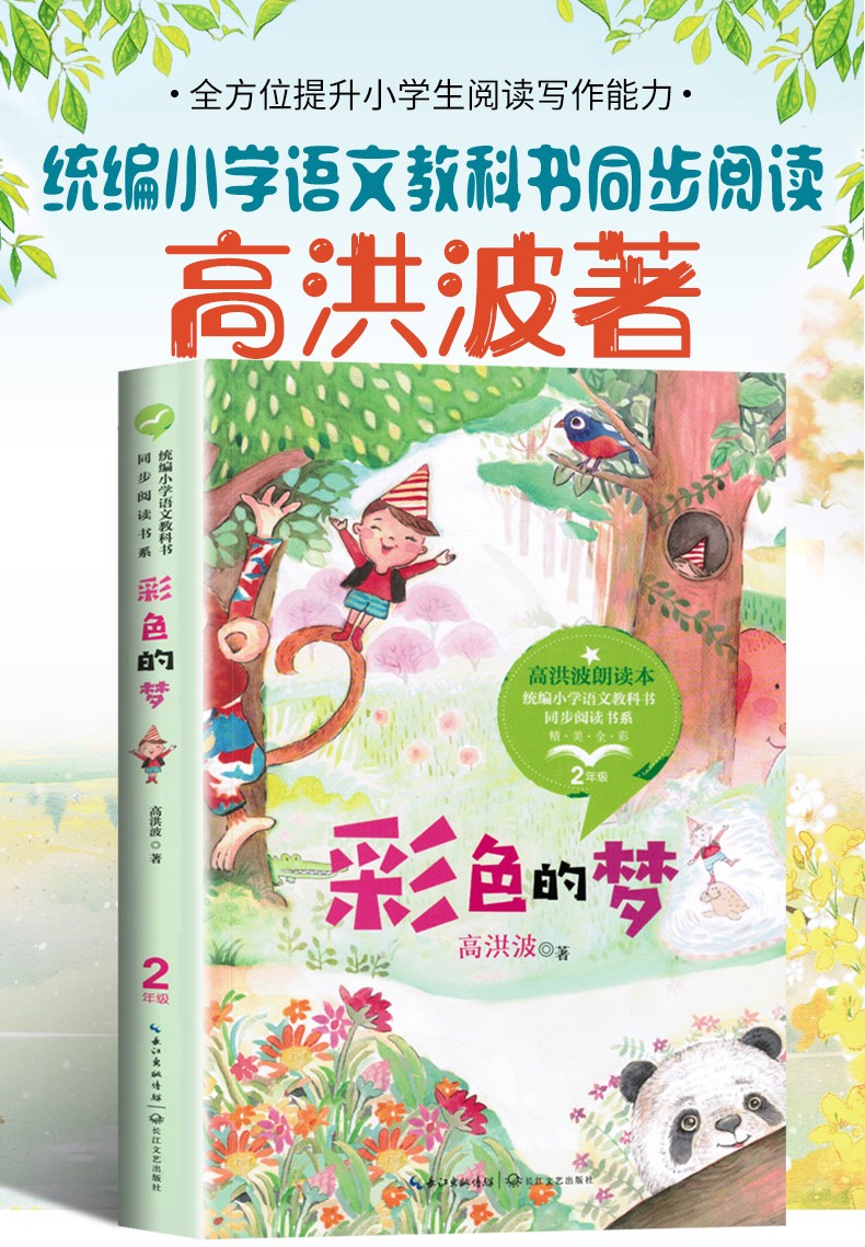 彩色的梦 二年级下册人教版课外书 高洪波 统编版小学语文教科书同步阅读书系必读课外书 老师推荐