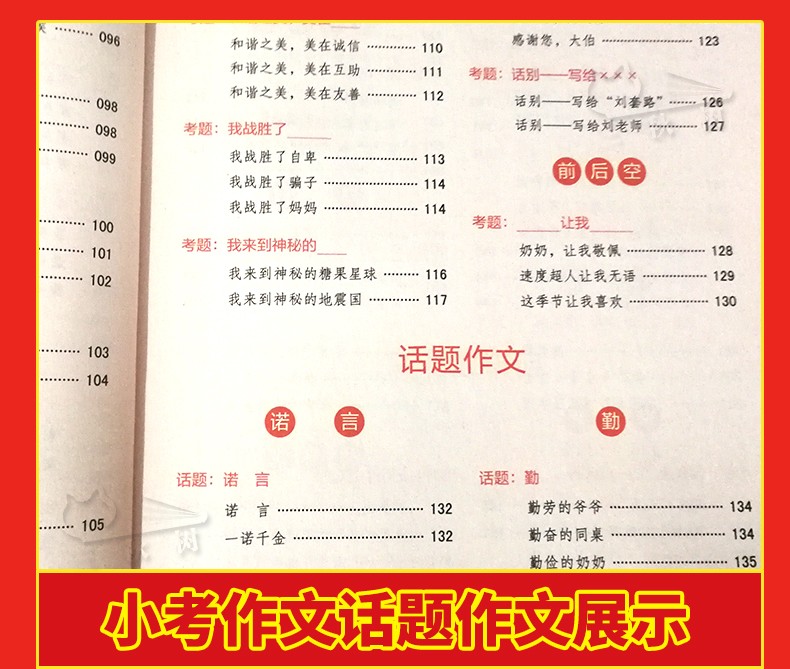 2019年新版小升初作文加厚 六年级作文书优秀作文小升初中考满分作文书小学生四五六年级4-5-6年级