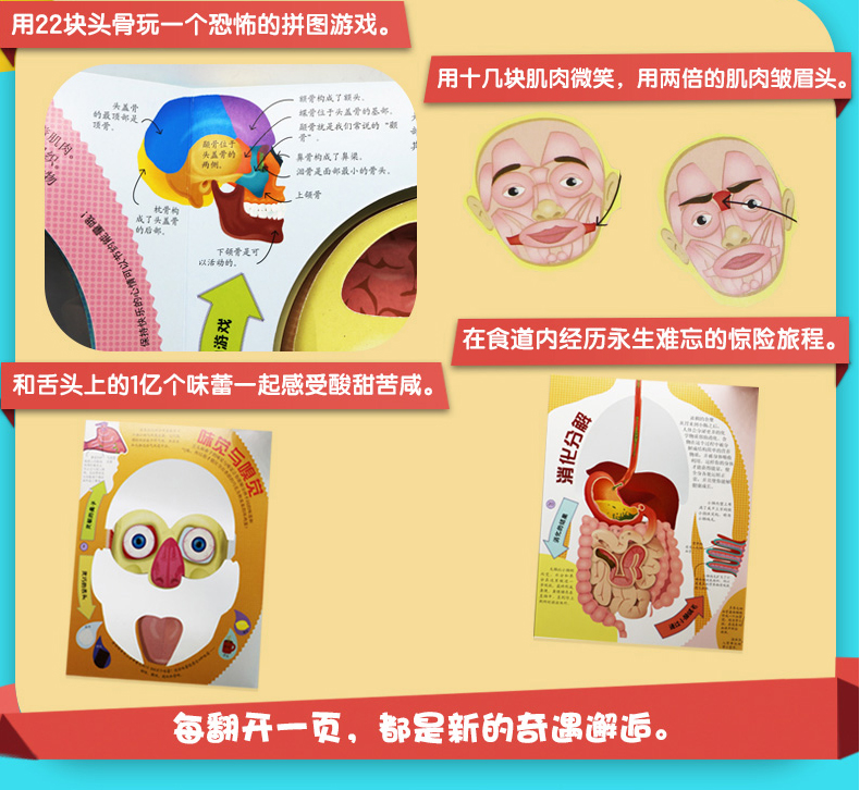 DK透视人体奇遇DK玩出来的百科系列儿童3D立体书少儿百科全书启蒙益智游戏思维训练书籍DK公司编著