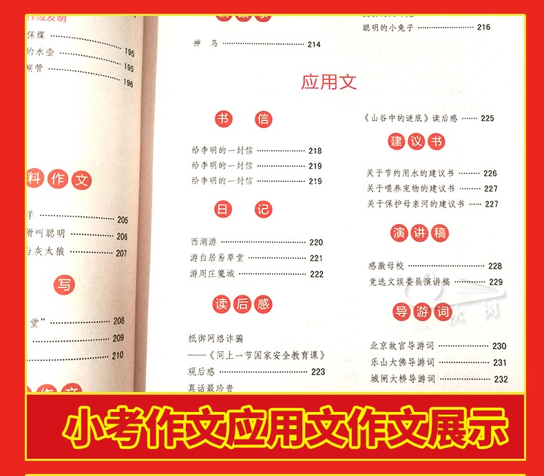 2019年新版小升初作文加厚 六年级作文书优秀作文小升初中考满分作文书小学生四五六年级4-5-6年级