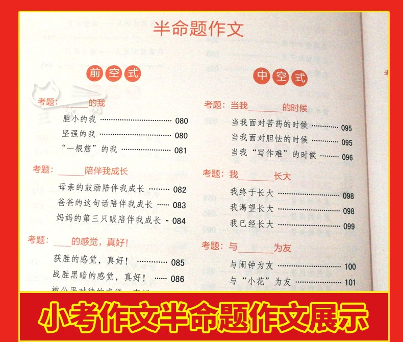 2019年新版小升初作文加厚 六年级作文书优秀作文小升初中考满分作文书小学生四五六年级4-5-6年级