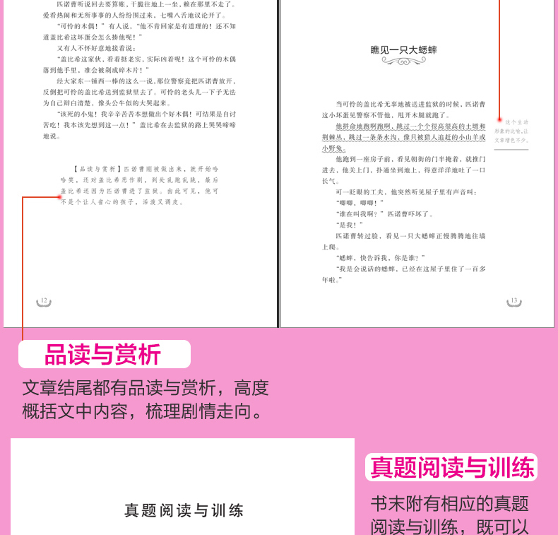 木偶奇遇记 世界经典文学名著 青少年阅读新课标小学生三四五六年级课外阅读书籍 木偶奇遇记 儿童文学