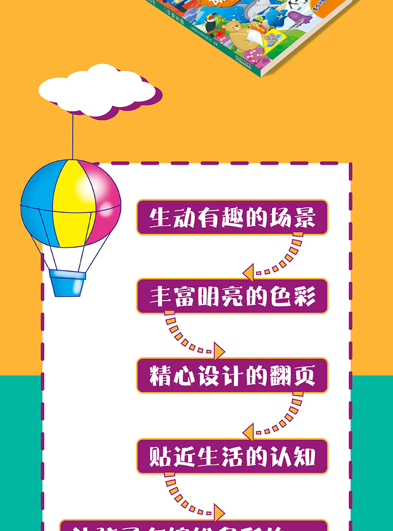 奇妙翻翻书认知系列建筑工地双语版儿童立体书3d翻翻书幼儿0-3岁启蒙认知绘本图画书