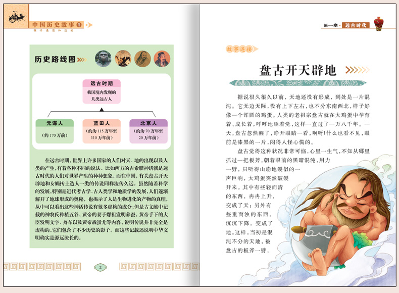 中华上下五千年青少年版全套6册小学生课外阅读书籍三四五六年级物7-14