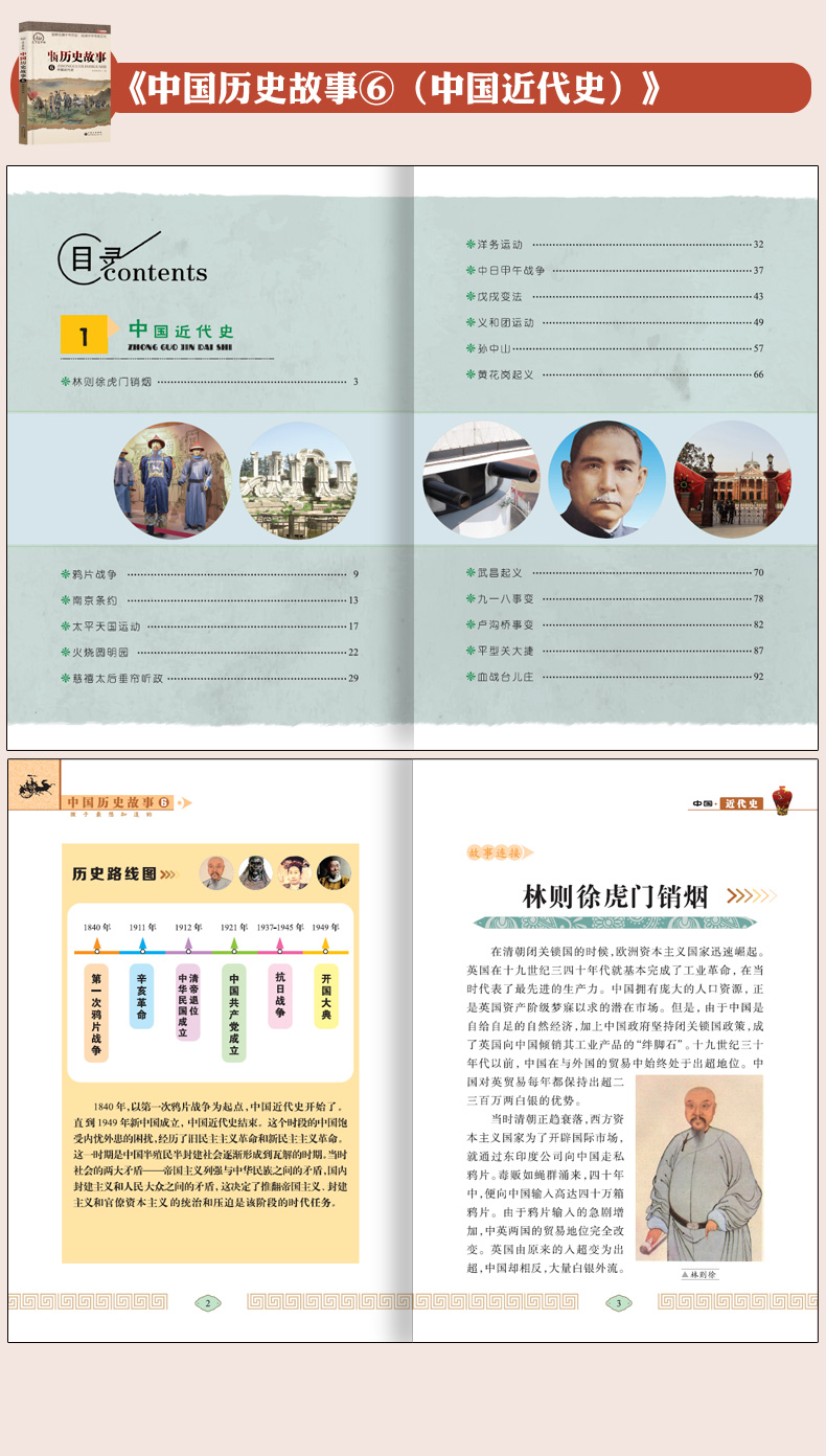中华上下五千年青少年版全套6册小学生课外阅读书籍三四五六年级物7-14