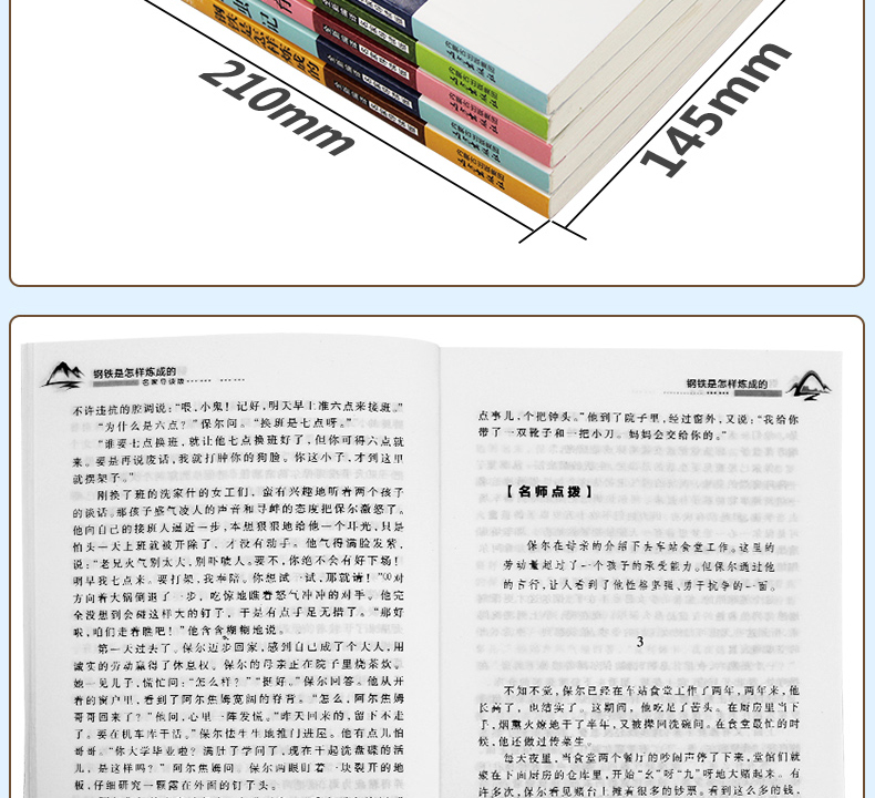 鲁滨逊漂流记钢铁是怎样炼成的假如给我三天光明昆虫记爱的教育青少版中小学生名著