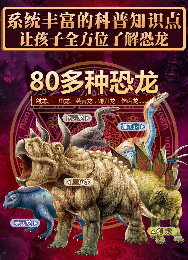 探秘恐龙王国 彩图注音版 恐龙书大百科全书儿童绘本3-6岁十万个为什么小学版幼儿版绘本图画书