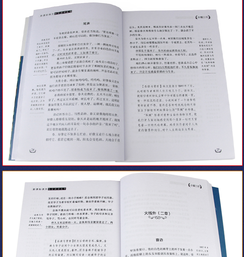 小城三月 世界经典文学名著 青少年阅读新课标小学生三四五六年级课外阅读书籍 儿童文学书籍9-12岁
